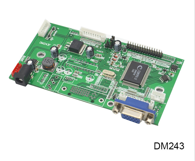 DVI驅(qū)動(dòng)板，支持單雙路LVDS驅(qū)動(dòng)JX243F液晶驅(qū)動(dòng)板